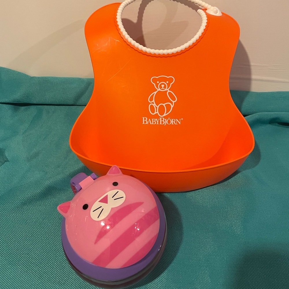 Bib and Snack Container